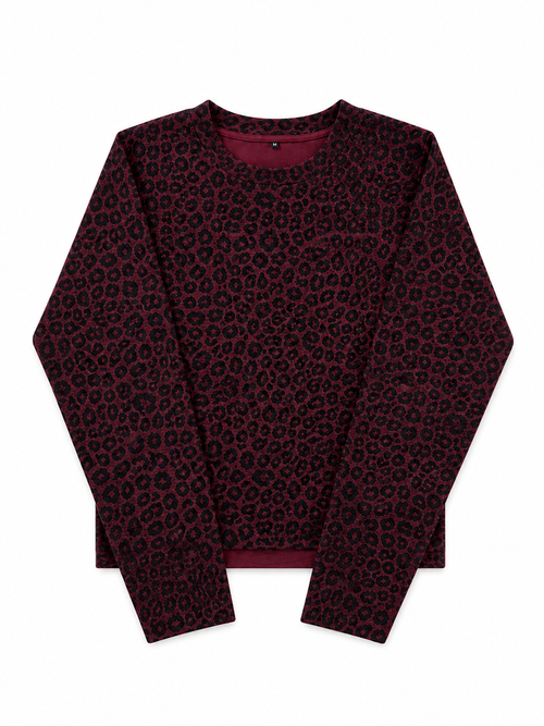 Burgundy Leopard Thermal